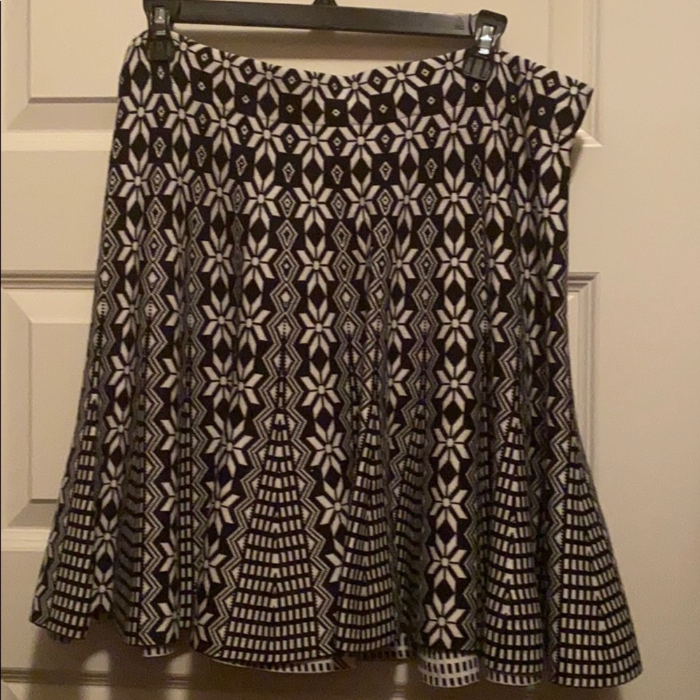 Black and white skirt